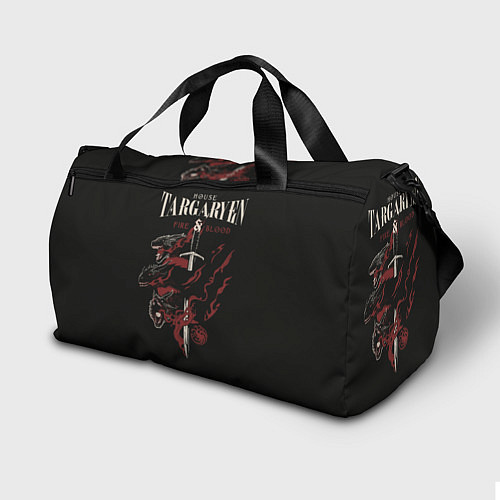Спортивная сумка House Taegaryen Fire and Blood / 3D-принт – фото 2