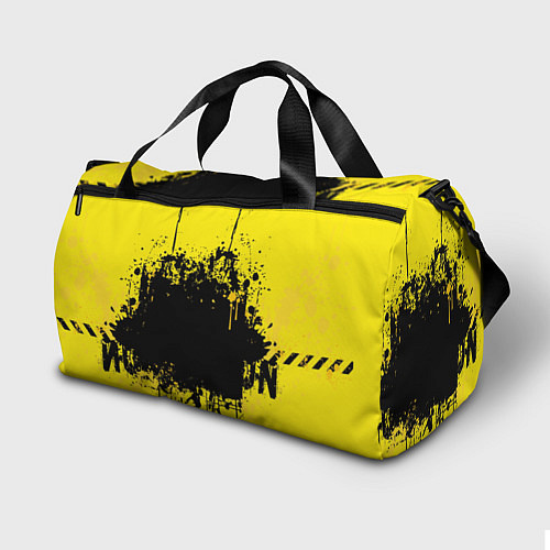 Спортивная сумка Жирафа с герберой / 3D-принт – фото 2
