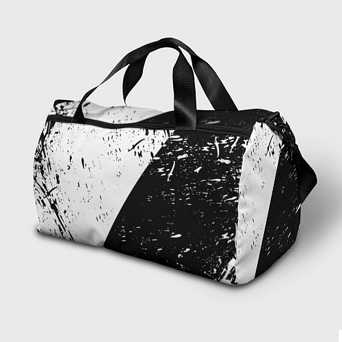 Спортивная сумка Buick Black and White Grunge / 3D-принт – фото 2