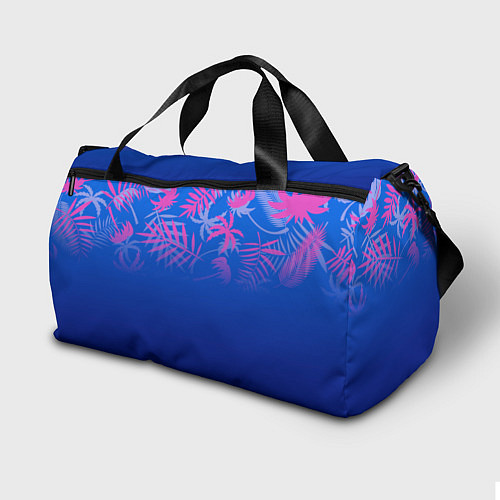 Спортивная сумка Poppy Playtime Тропические листья / 3D-принт – фото 2