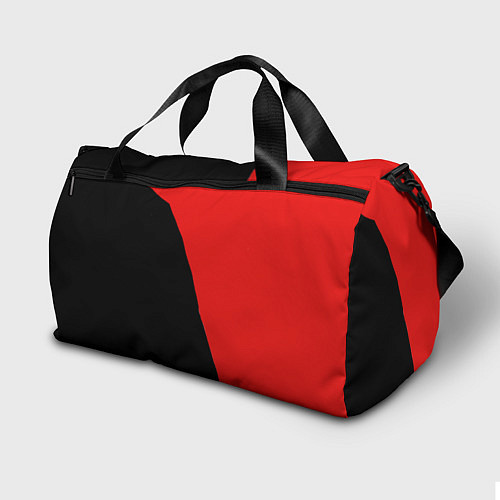 Спортивная сумка Микаса в красно черном цвете / 3D-принт – фото 2