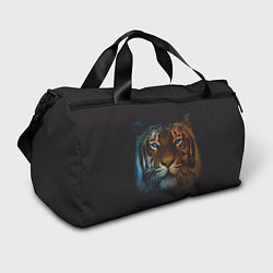 Спортивная сумка Тигр с голубыми глазами