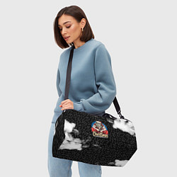 Сумки спортивные Merry Christmas Santa с пистолетом, цвет: 3D-принт — фото 2