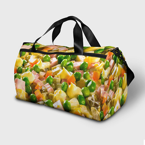 Спортивная сумка Весь в оливье / 3D-принт – фото 2