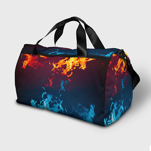 Спортивная сумка Unreal Огонь / 3D-принт – фото 2