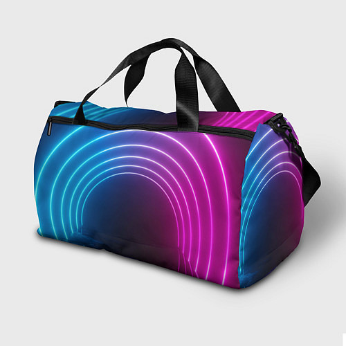 Спортивная сумка Арка неонового света full version / 3D-принт – фото 2