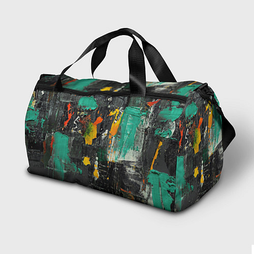 Спортивная сумка Пятна краски / 3D-принт – фото 2