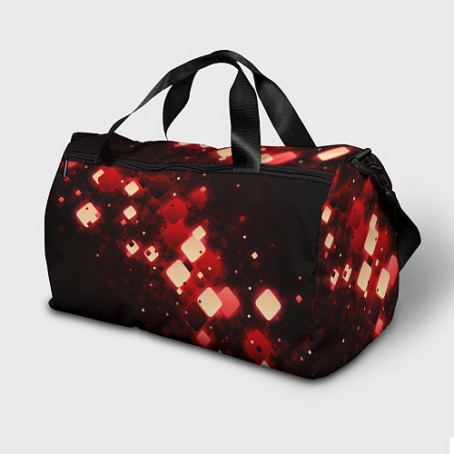Спортивная сумка Рубиновый поток / 3D-принт – фото 2