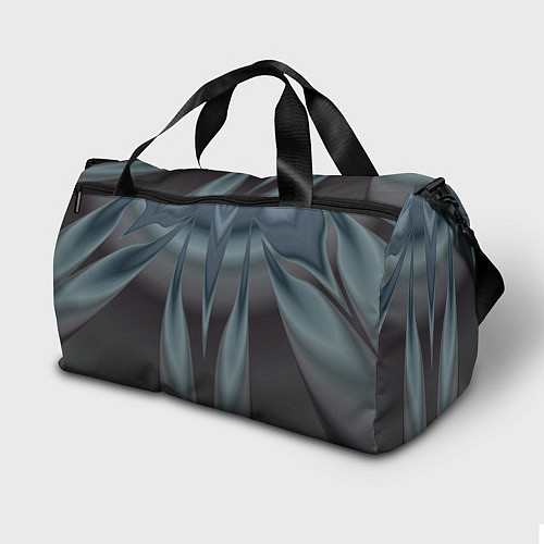 Спортивная сумка Орхидея в синем Абстракция 541-2-p3 Дополнение / 3D-принт – фото 2