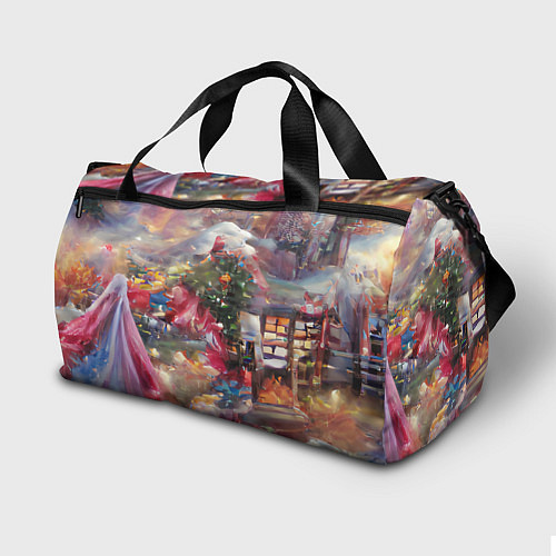 Спортивная сумка Ностальгия Рождества / 3D-принт – фото 2
