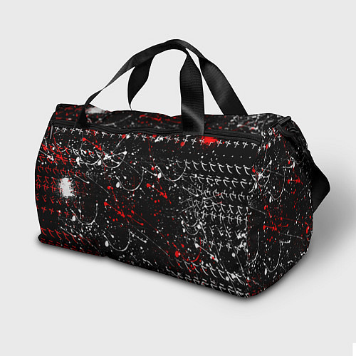 Спортивная сумка Логотип Атака Титанов Красками / 3D-принт – фото 2
