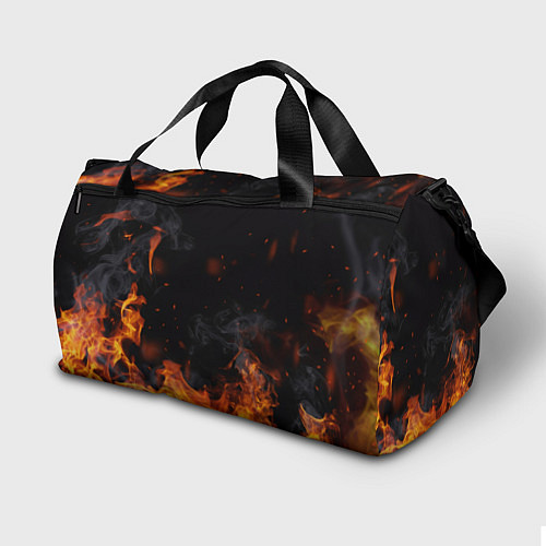 Спортивная сумка ACDC - Fire / 3D-принт – фото 2