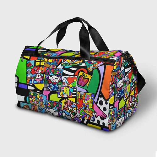 Спортивная сумка Romero Britto - emoji / 3D-принт – фото 2