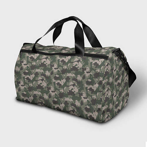 Спортивная сумка Зелено-Серый Камуфляж / 3D-принт – фото 2