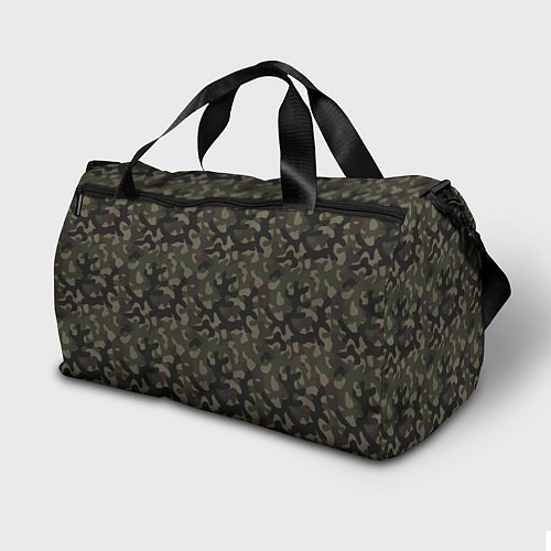 Спортивная сумка Лесной Охотничий Камуфляж / 3D-принт – фото 2