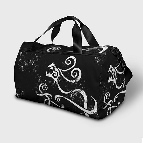 Спортивная сумка DRAKEN TATTOO WHITE ТОСВА / 3D-принт – фото 2