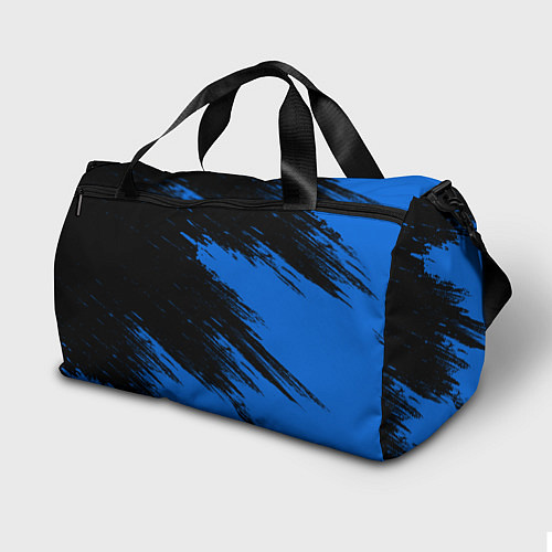 Спортивная сумка ВОЛЬВО, VOLVO Черно синий / 3D-принт – фото 2