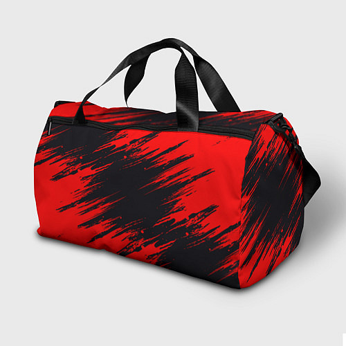 Спортивная сумка Красная краска брызги / 3D-принт – фото 2