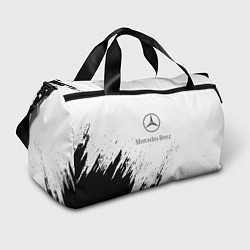 Сумки спортивные Mercedes-Benz - White texture, цвет: 3D-принт