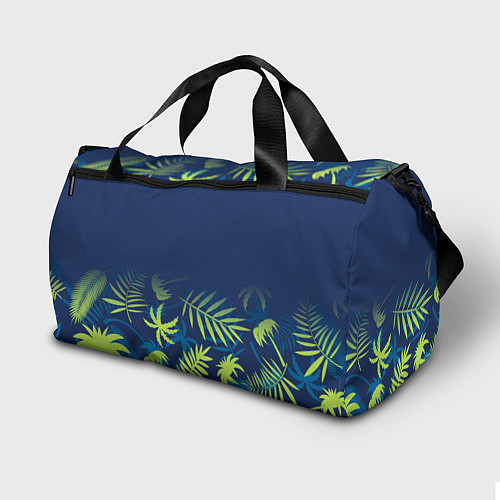 Спортивная сумка Volvo Тропические листья / 3D-принт – фото 2