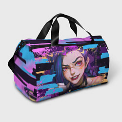 Спортивная сумка Jinx Arcane граффити