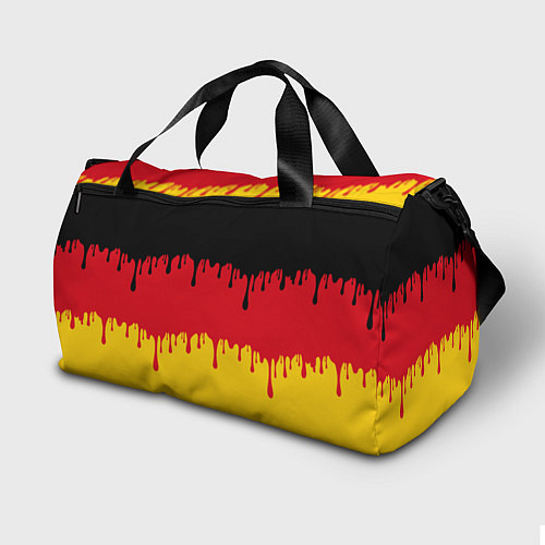Спортивная сумка Флаг Германии потёки / 3D-принт – фото 2