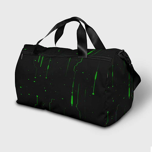 Спортивная сумка Neon Green Light / 3D-принт – фото 2