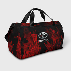 Сумки спортивные Toyota Red Fire, цвет: 3D-принт