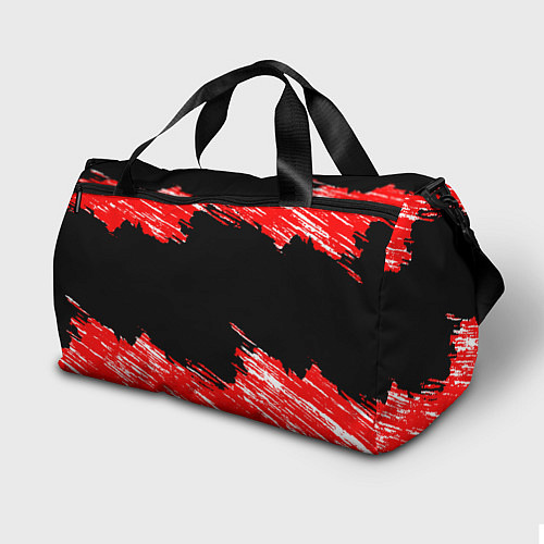 Спортивная сумка Mitsubishi размытые штрихи / 3D-принт – фото 2