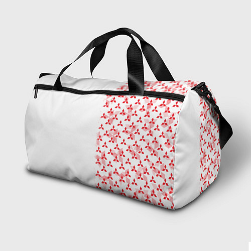 Спортивная сумка Mitsubishi Mini logo Half pattern / 3D-принт – фото 2