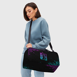 Сумки спортивные СУКУНА МАГИЧЕСКАЯ БИТВА НЕОН SUKUNA NEON, цвет: 3D-принт — фото 2