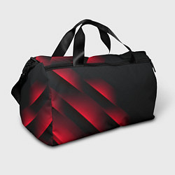 Спортивная сумка Red Fade 3D Красный градиент