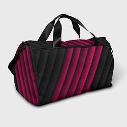 Спортивная сумка Red Stripe 3D Красные полосы