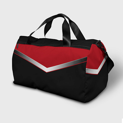 Спортивная сумка ФОРМА КОМПАНИИ - TESLA RED / 3D-принт – фото 2