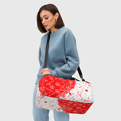 Сумки спортивные Mercedes Паттерн Брызги красок, цвет: 3D-принт — фото 2