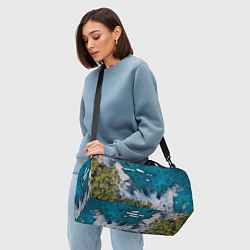 Сумки спортивные SWIMMING WITH SHARKS, цвет: 3D-принт — фото 2