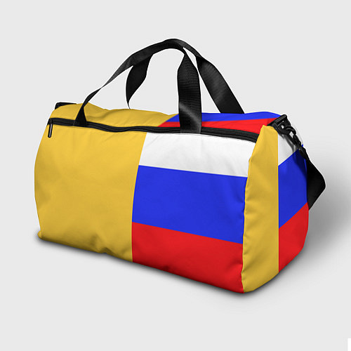 Спортивная сумка Имперское знамя ТРИКОЛОР / 3D-принт – фото 2