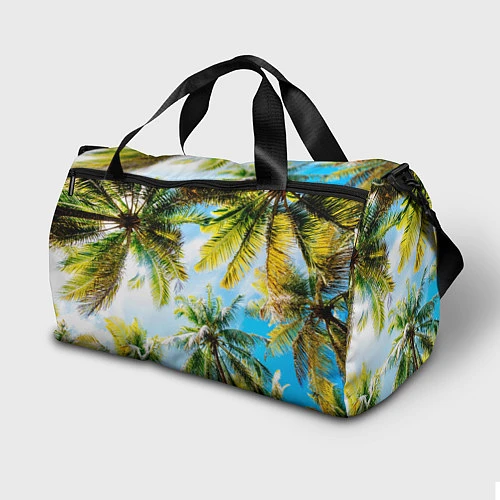 Спортивная сумка Пальмы под солнцем / 3D-принт – фото 2