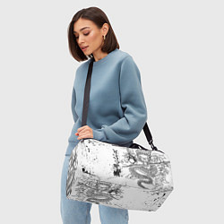 Сумки спортивные ТОКЙИСКИЕ МСТИТЕЛИ ЧЁРНО БЕЛЫЙ TOKYO REVENGERS, цвет: 3D-принт — фото 2