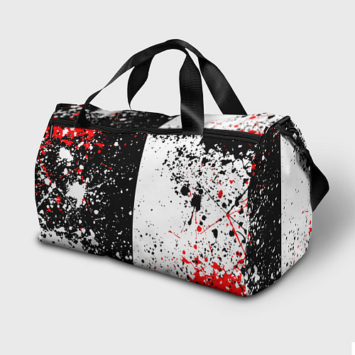 Спортивная сумка Dead by daylight брызги красок / 3D-принт – фото 2