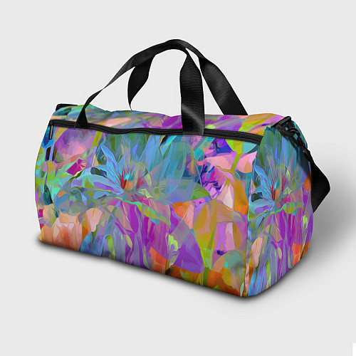 Спортивная сумка Abstract color pattern Summer 2022 / 3D-принт – фото 2