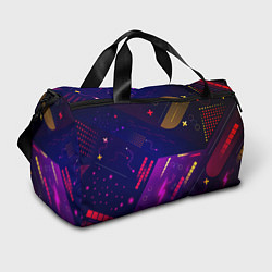 Сумки спортивные Cyber neon pattern Vanguard, цвет: 3D-принт