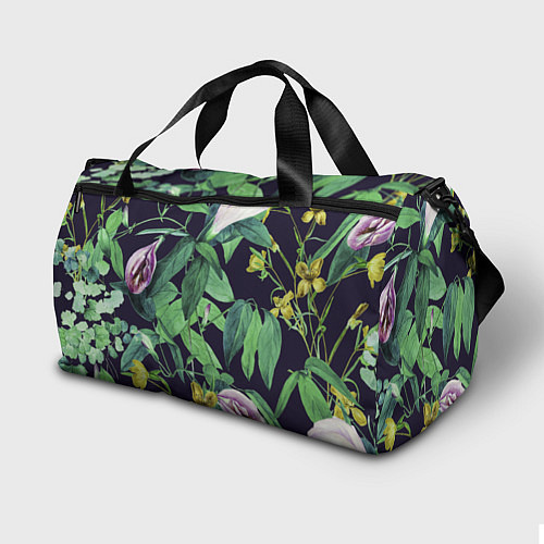 Спортивная сумка Цветы Ботанические / 3D-принт – фото 2