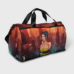 Спортивная сумка Панам рисунок Cyberpunk 2077