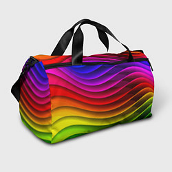 Спортивная сумка Color line neon pattern Abstraction Summer 2023