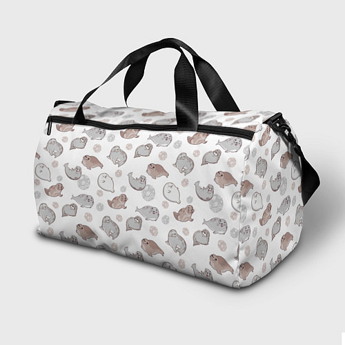 Спортивная сумка Милые тюлени / 3D-принт – фото 2