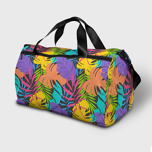 Спортивная сумка Тропические экзотические листья / 3D-принт – фото 2