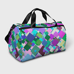 Сумки спортивные MULTICOLORED SQUARES, цвет: 3D-принт