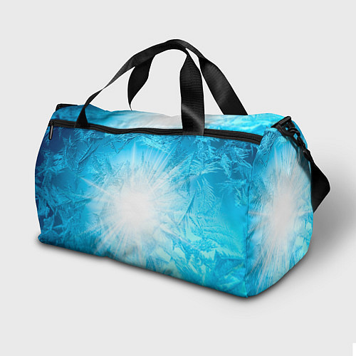 Спортивная сумка IN COLD logo with blue ice / 3D-принт – фото 2