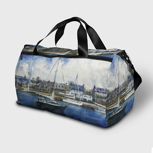 Спортивная сумка Во французской гавани / 3D-принт – фото 2